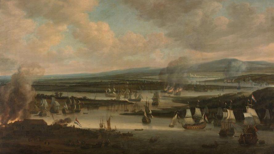 The Dutch Attack on England In 1667 the Dutch Republic launched an audacious attack on Chatham, destroying the English navy and capturing King Charles' flagship