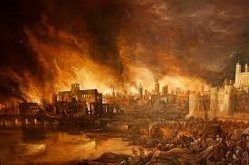 The Great Fire of London London's burning! A fire raged for four days and destroyed most of the old city - but allowed it to grow again as a greater city
